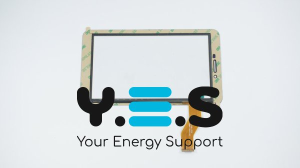 Сенсорне скло (тачскрін) 04-0700-0866 v1 7" 186×105/155×87 мм 51 pin чорне