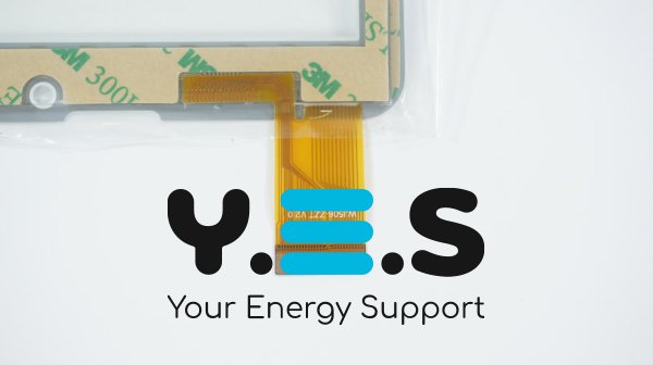 Тачскрін (сенсорне скло) WJ506-ZZT V2 7", 185×104/155×87 мм, 30 pin, білий