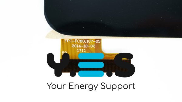 Тачскрін (сенсорне скло) FPC-FC80J107-03 7.85" 206×120/173×118 мм 50 pin чорний