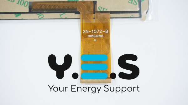 Тачскрин XN-1572-B 10,1" 274×166/235×133 мм, чорний (сенсорне скло)