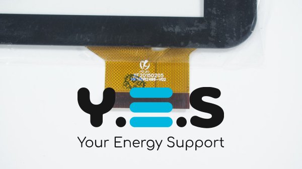 Сенсорне скло (тачскрин) HK10DR2496-V02 10,1" 256×145/222×126мм 50pin чорне