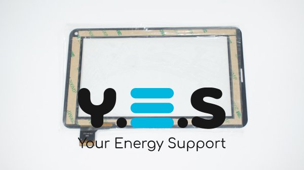 Сенсорне скло (тачскрин) Z7Z118 V3.0 7" 186×111 мм, 30 pin, чорне