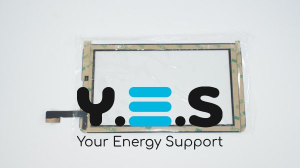 Сенсорне скло (тачскрін) CN039C0700G1 2V0 7" 184×104/155×87 мм 30pin чорне