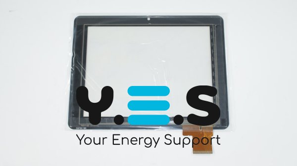 Тачскрін 70311B1 7" чорний 176×135, робоча 142×116 мм (сенсорне скло)