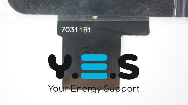 Тачскрін 70311B1 7" чорний 176×135, робоча 142×116 мм (сенсорне скло)