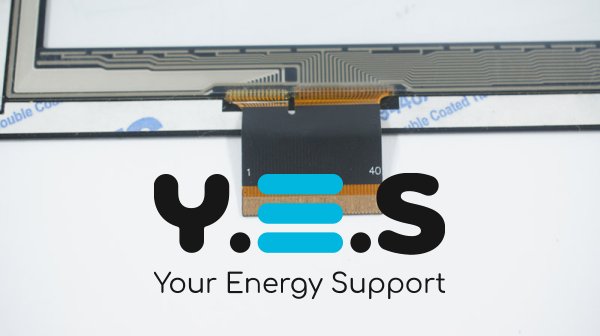 Сенсорне скло (тачскрін) 070283-01A-V1 7" 190×120 мм, 40 pin, чорне