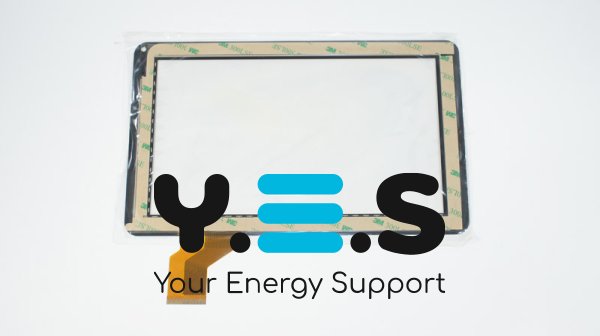 Сенсорне скло (тачскрин) H-CTP090-001FPC 9", 233×141/198×112 мм, 50 pin