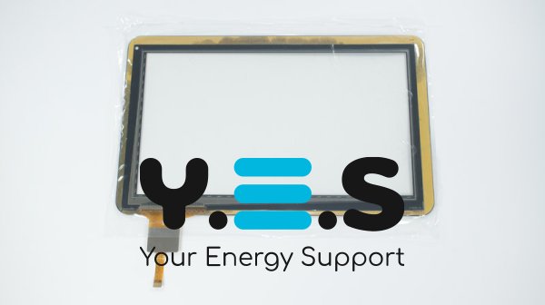 Сенсорне скло (тачскрин) JC0052-A 10,1" 256×159 мм, 12 pin, чорне