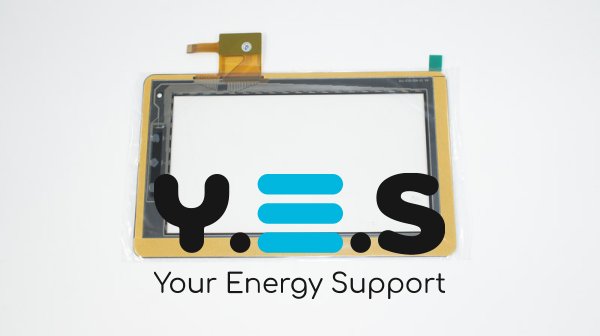 Сенсорне скло TPT-070-006-01 FPC 7" 189×116/155×87 мм, 12 pin, чорне