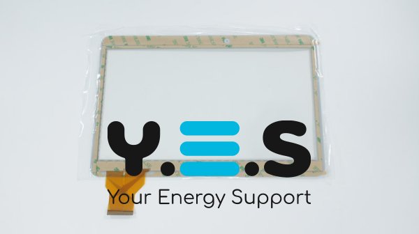 Сенсорне скло (тачскрин) SQ-PG1060B01-FPC-A0 10.1" 240×163/224×126, 50pin, біле