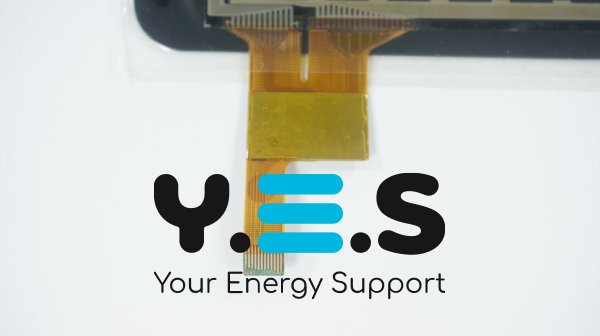 Сенсорне скло (тачскрін) 04-0700-0777 V1 7" 186×111 мм 12pin чорне