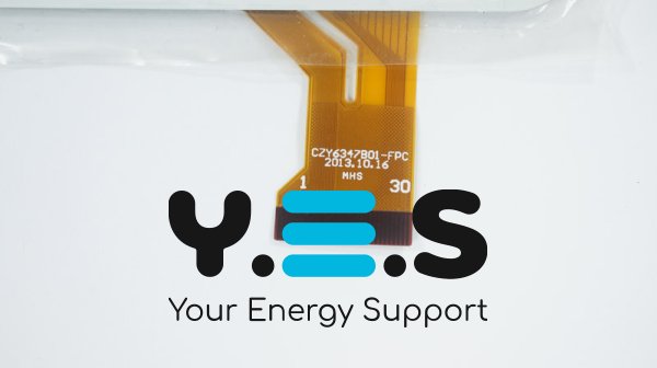 Тачскрін (сенсорне скло) CZY6347B01-FPC 7" 186×111/156×86 мм 30pin білий