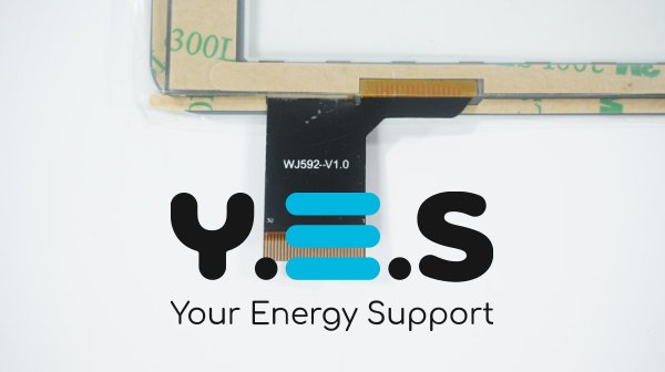 Тачскрин (сенсорне скло) WJ592-V1.0 7" 186×111 мм, 30 pin, білий