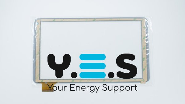 Сенсорне скло (тачскрін) HK10DR2496-V02 10,1" 256×145/222×126 мм 50 pin біле