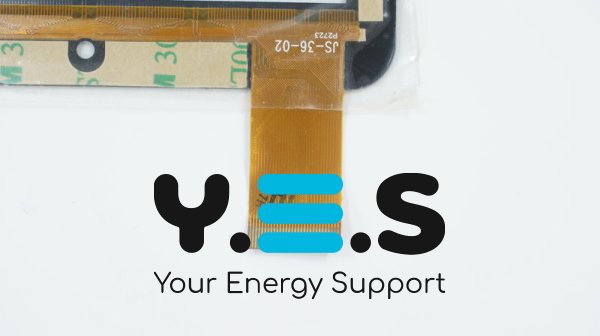 Сенсорне скло (тачскрін) JNS-36-02 7" 184×104/156×88 мм, 30pin, чорне