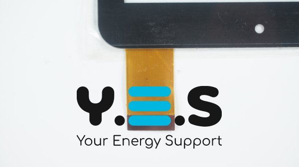 Сенсорне скло (тачскрін) JNS-36-02 7" 184×104/156×88 мм, 30pin, чорне