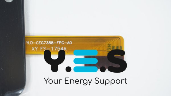 Сенсорне скло (тачскрін) YLG-CEG7388-FPC-A0 7" 184×104/155×87 мм 30 pin чорне