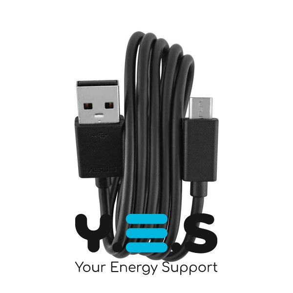 Кабель ASUS USB–MicroUSB, чорний, 0,8 м