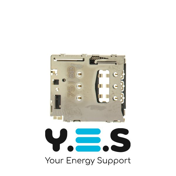 Роз’єм SIM-карти для Sony D2302 Xperia M2 Dual/D2303/T3/M50w та Lenovo Tablet