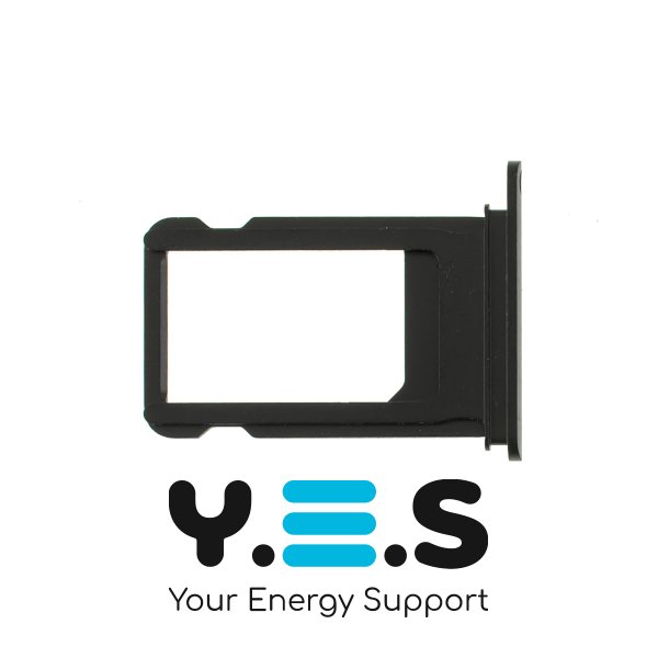 Лоток SIM-карти (слот) для Apple iPhone 7 Plus, чорний, Original