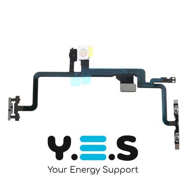 Шлейф кнопки ввімк./вимк. з компонентами для Apple iPhone 7+ Plus