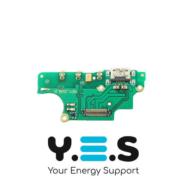 Шлейф-зарядка Nokia 5 Dual Sim (TA-1024/TA-1053) з роз’ємом та мікрофоном, плата зарядки