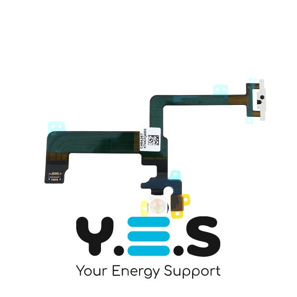 Шлейф кнопки ввімкнення/вимкнення (On/Off) з компонентами для Apple iPhone 6+ Plus