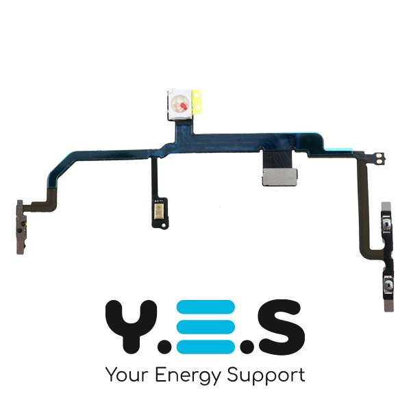 Шлейф кнопки живлення On/Off з компонентами для Apple iPhone 8 Plus
