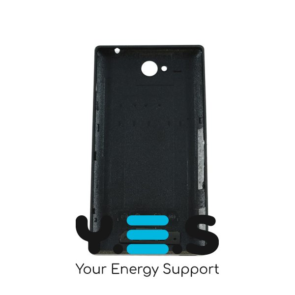 Задня кришка корпусу для Sony C2305 S39h Xperia C, чорна