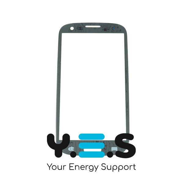 Скло корпусу для Samsung I9300 Galaxy S3, синє (High Copy)