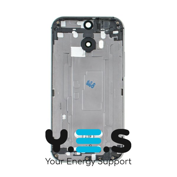 Задня кришка корпусу для HTC One M8, колір Metal Grey