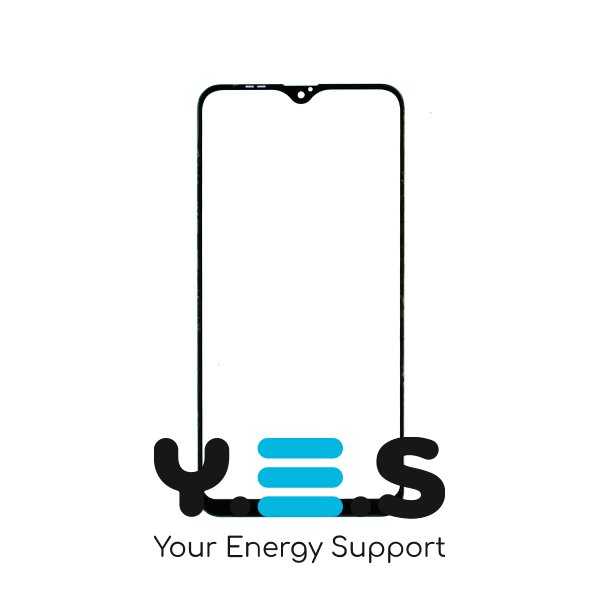 Скло корпусу з рамкою для Samsung A10 A105, чорне, Original