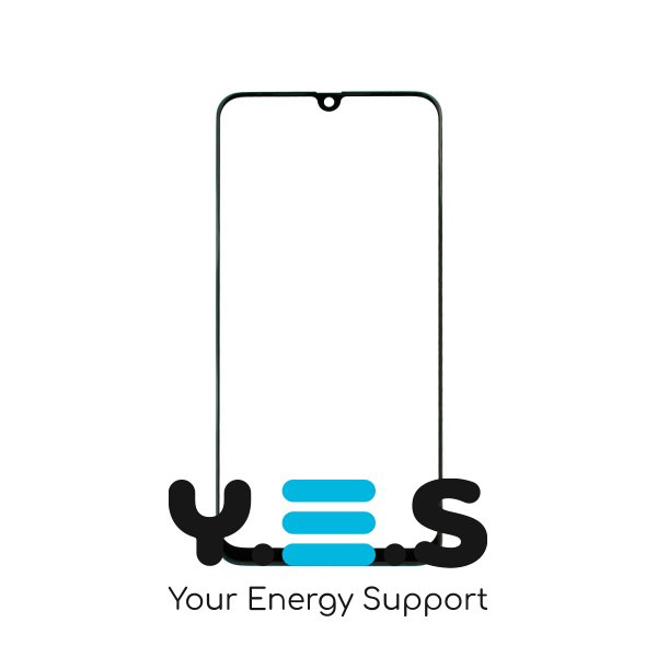 Скло корпусу з рамкою для Samsung A30 A305, чорне, Original