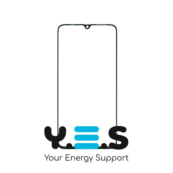 Скло корпусу з рамкою для Samsung A70 A705, чорне, Original