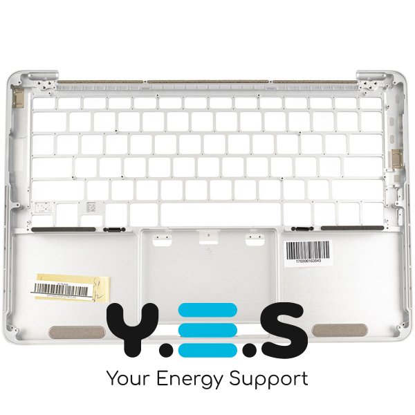 Верхня кришка ноутбука Apple A1425 (2012-2013) срібляста, Small Enter