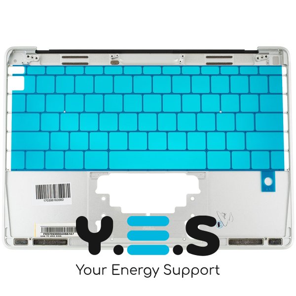 Верхня кришка для ноутбука Apple A1534 (2016-2017), срібляста, Small Enter