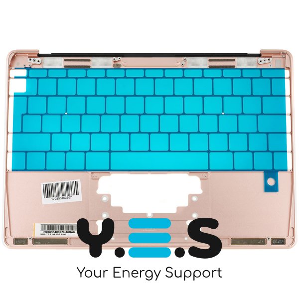 Верхня кришка ноутбука Apple A1534 (2016-2017) rose gold, велика клавіша Enter