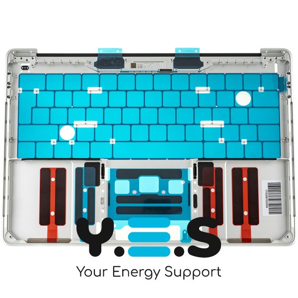 Верхня кришка ноутбука Apple A1706 (2016), срібляста, Big Enter