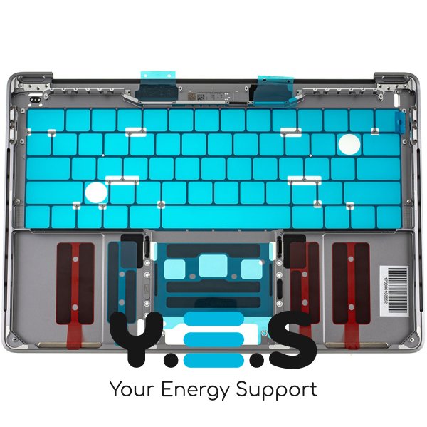 Верхня кришка для ноутбука Apple A1706 (2016), Space Gray, малий Enter