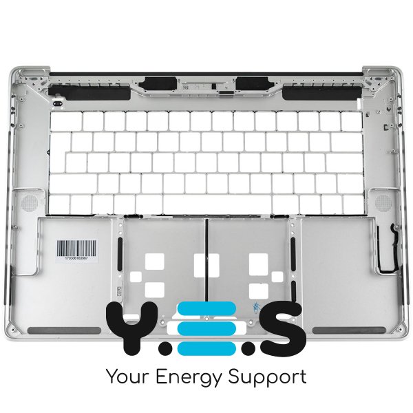 Верхня кришка ноутбука Apple A1707 (2016), срібляста, Big Enter