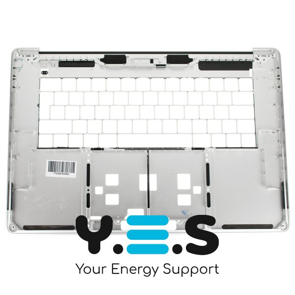 Верхня кришка ноутбука Apple A1707 (2017), срібляста, Big Enter