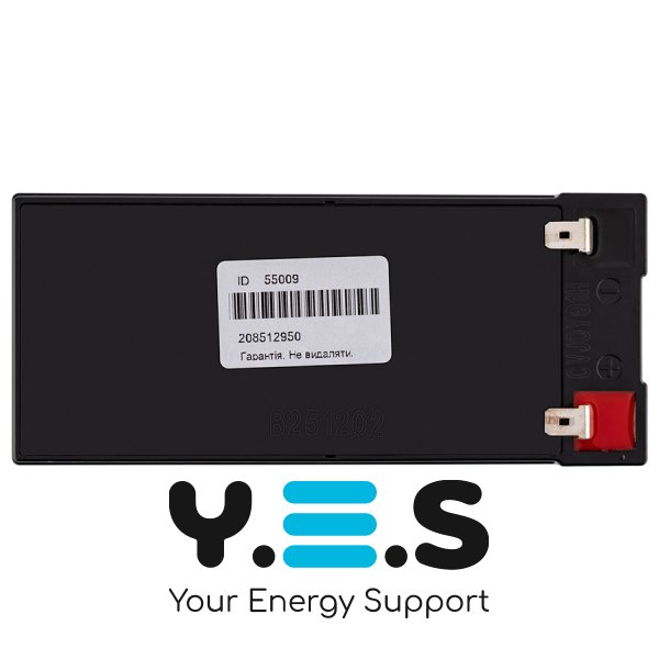 Акумулятор Ritar RT1290 AGM 12В 9А·год, сірий корпус, 151×65×94 мм, 2,3 кг