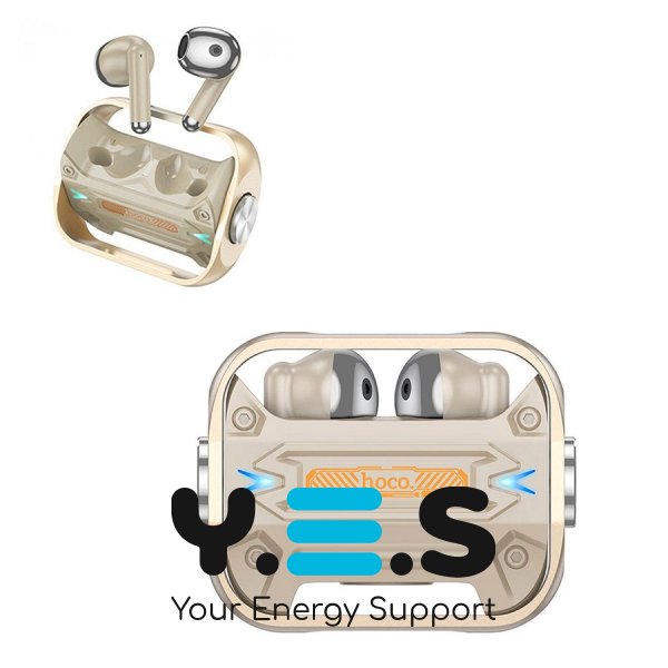 Бездротові навушники HOCO EW55 Trendy TWS, BT, ігрові, Gold (6942007605212)