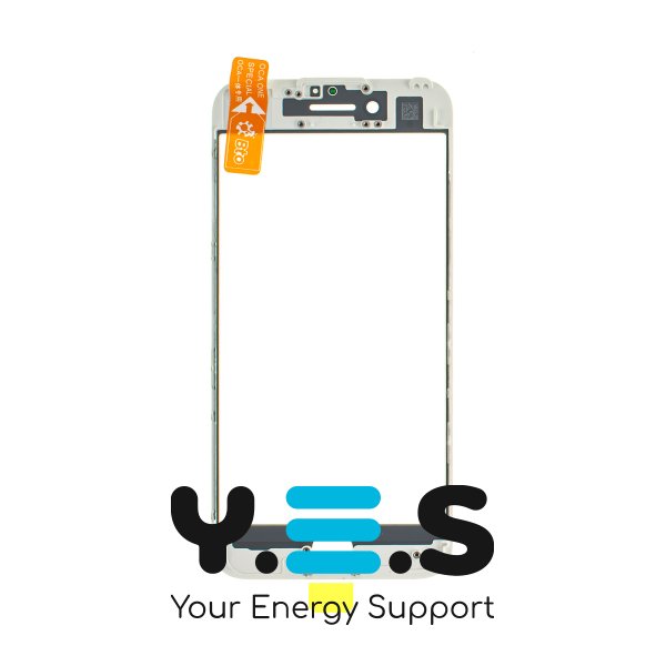 Скло корпусу з рамкою та OCA-плівкою для Apple iPhone 7, біле