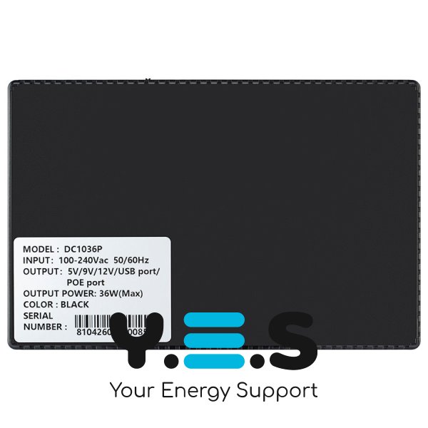 Міні UPS TTN DC1036P 12000 mAh для Wi‑Fi роутера, DC безперебійник