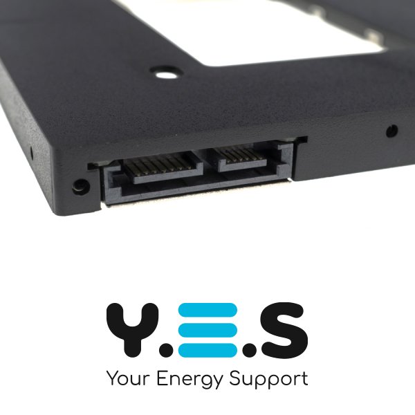 Карман Optibay для 2.5" SATA HDD/SSD 9.5 мм замість SATA-приводу ноутбука, матовий