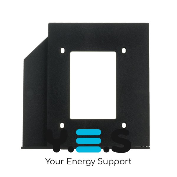 Карман-caddy Optibay для 2.5" SATA HDD/SSD 12.7 мм замість DVD-привода ноутбука, матовий