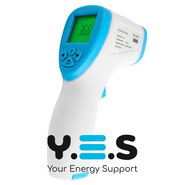 Безконтактний інфрачервоний термометр AICARE A66, точність 0,2°C, вимір 0,5 с