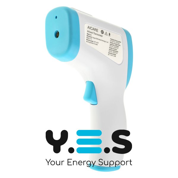 Безконтактний інфрачервоний термометр AICARE A66, точність 0,2°C, вимір 0,5 с