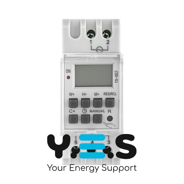 Тижневий таймер Geya TS-GE2 на DIN-рейку, 20A